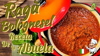 Como Hacer Ragu De Carne Salsa A la Boloñesa Ragù Alla Bolognesa [upl. by Burch181]