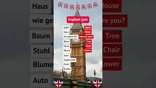 Englisch Quiz quiz englischlernen englisch [upl. by Assenad]