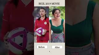 Bigil 2019 Movie Cast Then amp Now shorts bollywood [upl. by Battista]