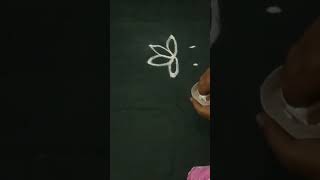 3×2 Dots rangoli simple design rangoli ❤art rangolicolourful rangoli simplerongoli [upl. by Sandor]