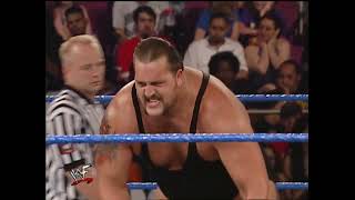 Big Show w Trish Stratus vs Perry Saturn w Terri WWF SmackDown HD  2001 [upl. by Gav]