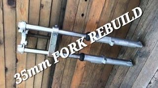 35mm Harley Forks Rebuild [upl. by Maegan173]