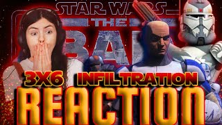 Star Wars THE BAD BATCH 3x6 Reaction  Infiltration  StarWars BadBatch CloneWars [upl. by Arden337]