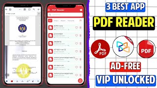 3 Best Free PDF Reader Apps For Android  Ebook Reader Android [upl. by Neurath]