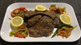 Hilib Buskeeti 😋👌🏾 beef steak recipe Buskeeti [upl. by Jervis724]