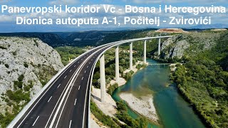 Autoput A1 na koridoru Vc Dionica Počitelj  Zvirovići 27092024 © boojan [upl. by Towers43]