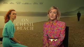 ON CHESIL BEACH Exclusive Interview With SAOIRSE RONAN [upl. by Ardnik]