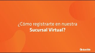 Cómo registrarte en Sucursal Virtual Abastible [upl. by Radmilla]