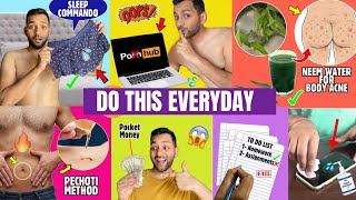 10 Everyday Healthy Habits for Productive Life  Sleep Commando  TEEN LIFE SAVING HACKS  ANKIT TV [upl. by Fugazy]