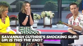 Savannah Guthrie Drops NSFW Word Live on Today During Ryan Reynolds Interview Were All Canceled [upl. by Uhayile322]