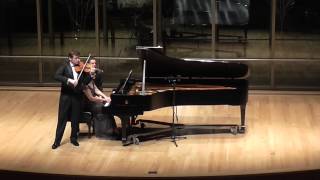 Dvorak Romantic Pieces Op 75 for Violin and Piano Ivan Ženatý and Sandra Shapiro live at CIM [upl. by Leksehcey]