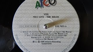 Yes  9012 Live The Solos 1985 vinyl rip  LP  Full Album [upl. by Ronaele]