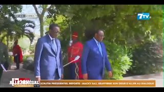 Scrutin présidentielle reporté Macky SALL réaffirme son désir d’aller au dialogue [upl. by Marve]