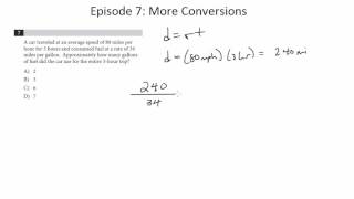 Episode 7 More Conversions New PSAT Math Calculator [upl. by Mossberg]