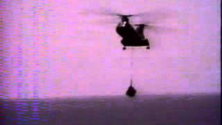 USS Spruance DD 963 04 1988 Helo Unrep [upl. by Eilac]