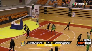 Proliga  AcadémicaEfapel  Sampaense Basket [upl. by Gilmer262]