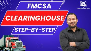 FMCSA Clearinghouse Registration StepByStep What is FMCSA Clearinghouse [upl. by Adnamal464]