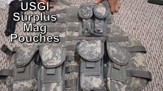 USGI Surplus Mag Pouches [upl. by Repohtsirhc]