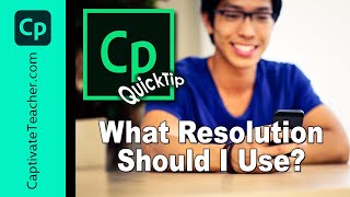 Adobe Captivate  What Resolution Should I Use [upl. by Yelsnia]