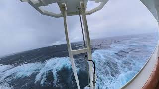 MSC Splendida South Africa Slightly Rough Seas Some people were sick [upl. by Eulalia]