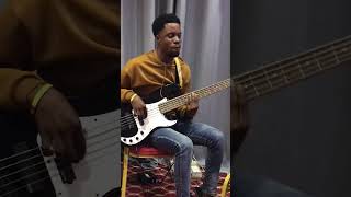 Tried Playing the Bass Guitar 🎸 How did I do 😅😅 share your comments 😂 [upl. by Eegnat]