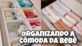 ORGANIZANDO A CÔMODA E O GUARDA ROUPA DA BEBÊ  DICAS E [upl. by Amalia749]