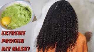 Extreme Deep Conditioning Protein Treatment for Rapid Hair Growth and Damaged Hair  Natural Hair [upl. by Lenod]