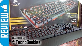 Corsair K70 Rapidfire un teclado mecánico que se adelanta a tus acciones [upl. by Laicram]