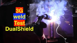 Flux Core Welding Certification Test  3g Dual Shield Structural Plate test [upl. by Aner463]