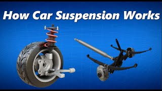 How Car Suspension Works Car Suspension Components Animation and Different Types of Suspension [upl. by Ahsiuqram]