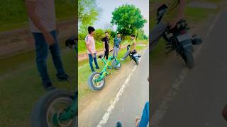 💞🔥 mountaincycle bicycle viralvideo stunt fatbiker fatbikeride modification [upl. by Petronia951]