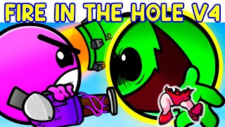 FNF FIRE IN THE HOLE V4 GF amp Insane  Breeze Update  Lobotomy Geometry Dash 22 [upl. by Airdnahc]