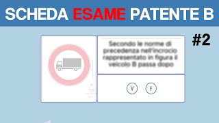 SCHEDA ESAME PATENTE B 2024 2 [upl. by Elbas]