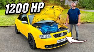 LE MONSTRE 👹  1200CV DANS UNE AUDI S3☄️😈 [upl. by Fara]