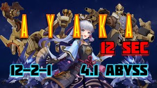 AYAKA 1221 in 12 Sec  41 Abyss [upl. by Aldarcy]