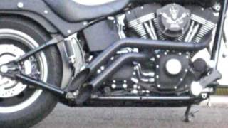 NEW TOXIC INC Softail Exhaust quotBIG RIGquot 1986 2009 Without Baffles [upl. by Dianemarie]