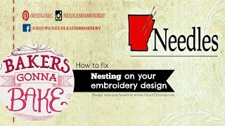 What to do when your thread Nests on your embroidery design  Needles Embroidery  Quick Tip [upl. by Quigley781]