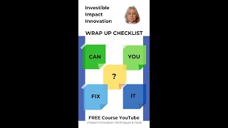 Ultimate Checklist for Investible Impact Innovations [upl. by Leena734]