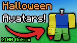 HALLOWEEN AVATARS UNDER 100 ROBUX [upl. by Ecinaej369]