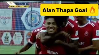 🔥Whaaat A Goal by Alan thapa Agains Assam rifles💀 [upl. by Nanci112]