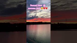 Sunset view  sanuma park❤️❤️😊 [upl. by Dawkins]