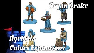 Agricola Expansion Colors Review With Bryan [upl. by Hannahsohs]