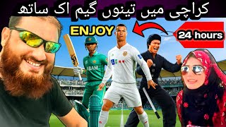 INDOOR GAMING BEST PLACE IN KARACHI FOOTBALL CRICKET MARTIAL ARTS ENJOY KAREN EK SATH [upl. by Eustacia]