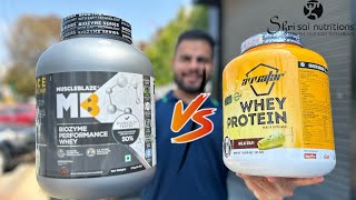 Muscleblaze Biozyme Whey VS Avvatar Whey Protein  Konsa Kare Choose  jaaniye Is video main [upl. by Tnomal]