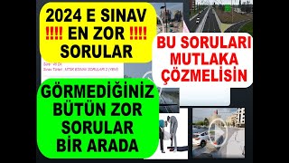 2024 En Son Yayınlanmış E Sınav Soruları Mutlaka İzle Sende Kazan [upl. by Metzger749]