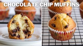 Chocolate Chip Muffins Recipe [upl. by Llireva268]