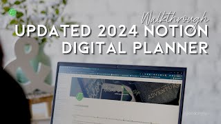 The Updated 2024 Notion Digital Planner Walkthrough [upl. by Paton]