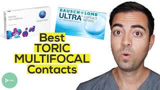 Best Contact Lenses for Astigmatism and Presbyopia  Best Toric Multifocal Contacts [upl. by Oremo867]