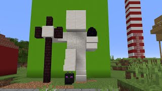 How To Build An Easy quotDefeated The Enderdragonquot Statue [upl. by Aivila]