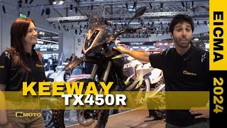 Keeway TX450R una nuova avventura EICMA 2024 [upl. by Merilyn]